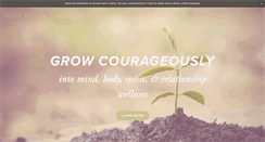 Desktop Screenshot of newrootstherapy.com